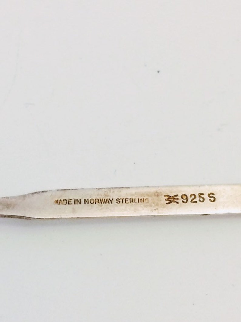 Vintage Aksel Holmes Norway sterling silver Dermitasse spoons