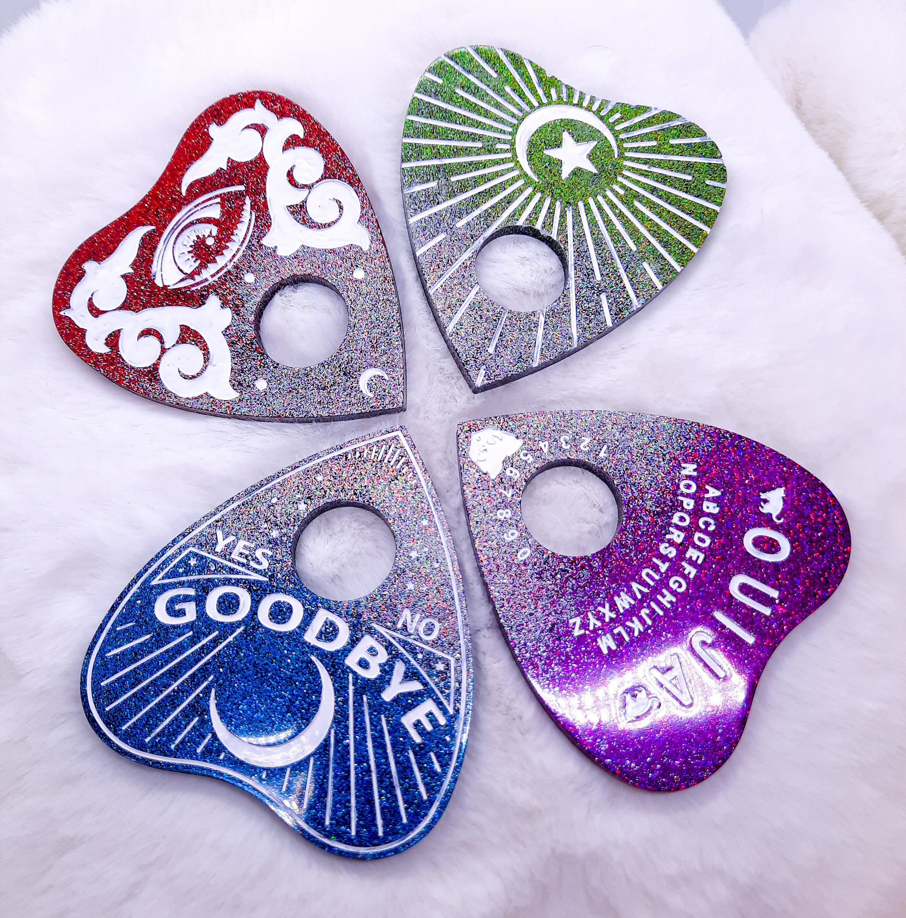 Dessous de Verre Coasters Ouija Planchette Apéritif Ami Gothique Sous-Verre Home Décoration Autel Ch