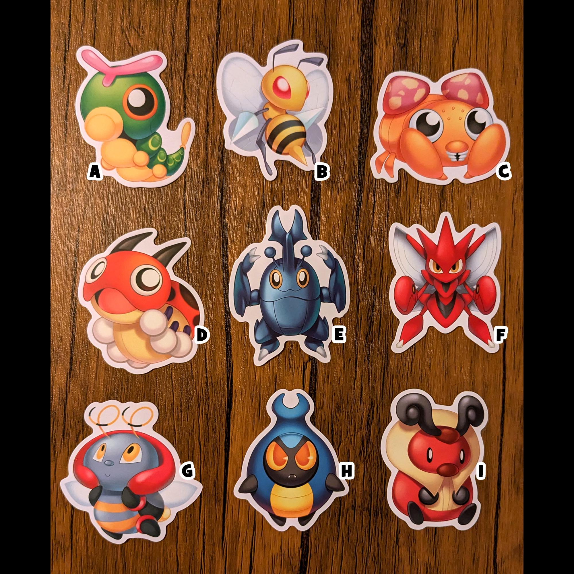 Bug Type - Stickers - Etsy