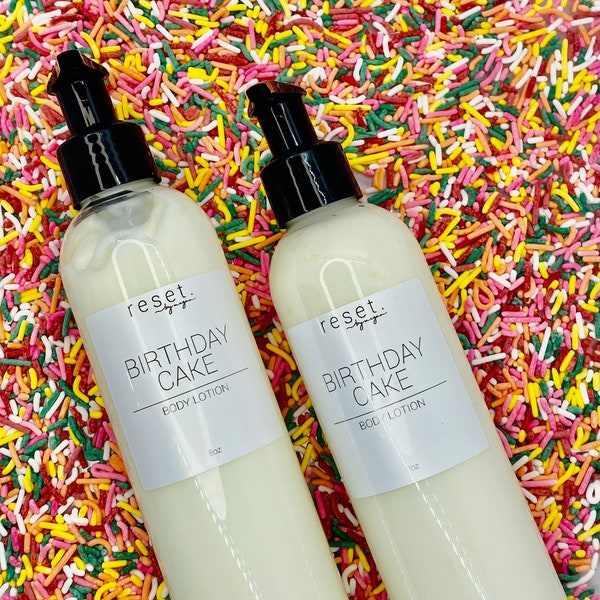Body Lotion Birthday Cake Etsy