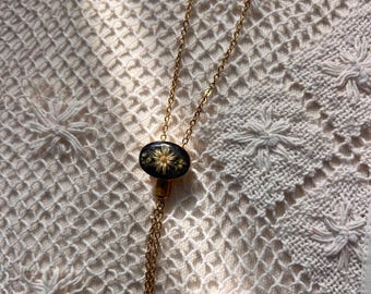 Wildflower bolo necklace