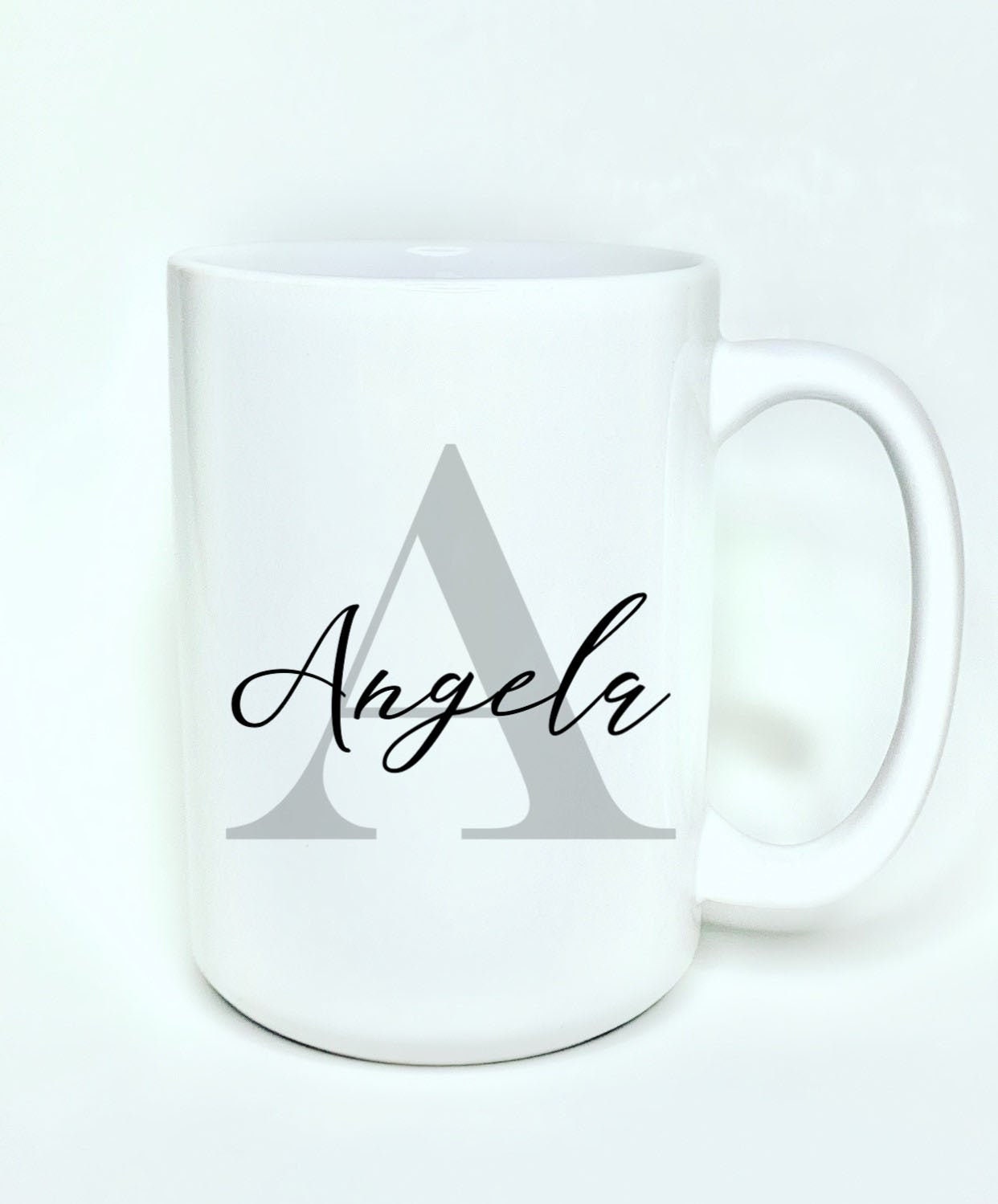Custom Name Mug Personalized Initial Name Mug Gift For Him Etsy