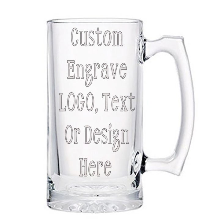 Custom Engraved Beer Mug Personalized Engraved Beer Mug Etsy