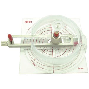 NT-snijder IC-1500P transparante cirkelsnijder. Lichte cirkelsnijder om een cirkel uit te snijden met een diameter van 1,8 tot 17 cm.