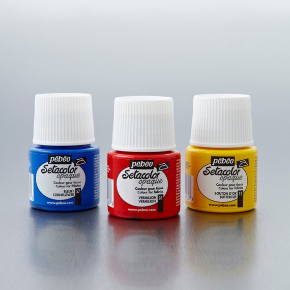 Pebeo Setacolor Fabric Paint Opaque 45ml Cobalt Blue 11