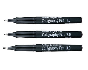 Stylos de calligraphie Artline, dessin, croquis, signatures