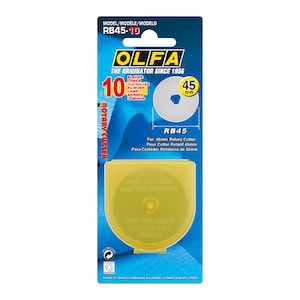 Olfa Rotary Blade, Rotary Cutter Blade RB-45 10pcs 45 mm