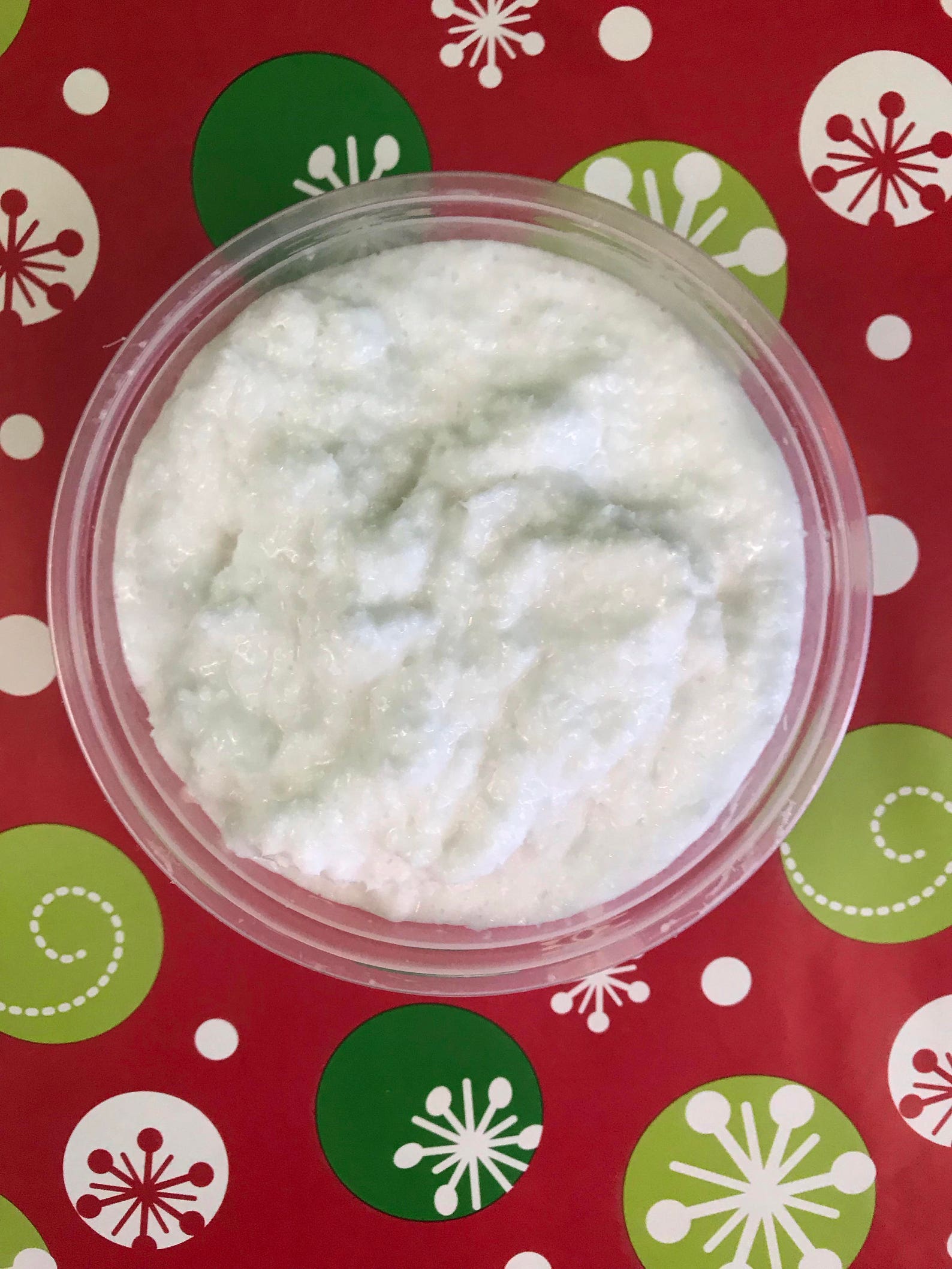 White Christmas Fake Snow Slime Etsy