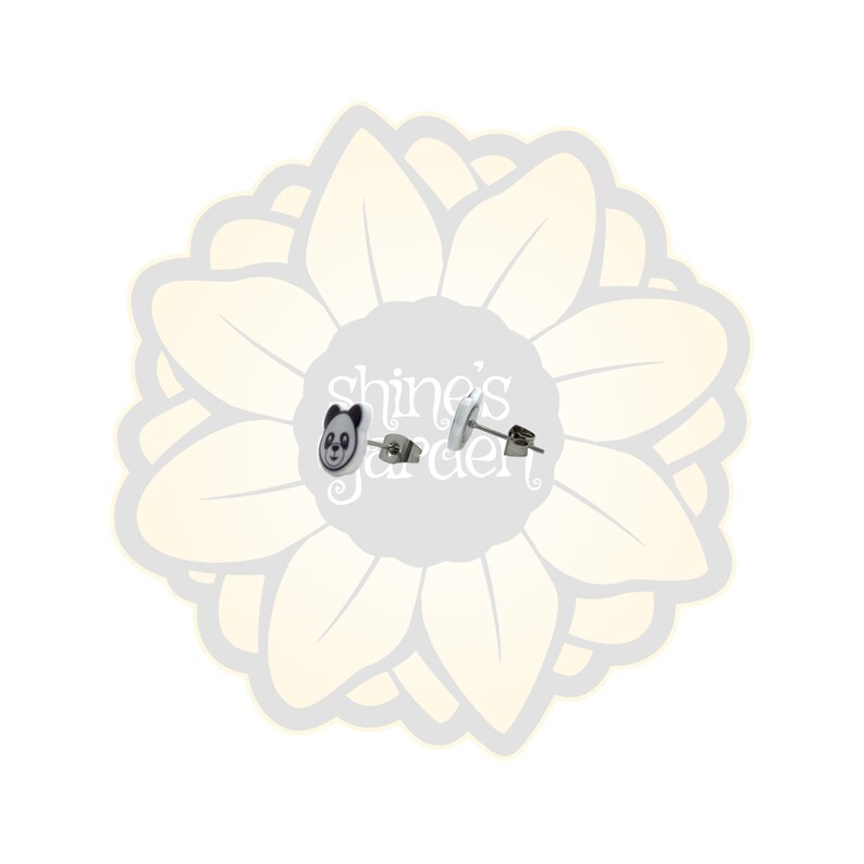 Panda Bear Earring