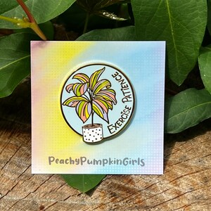Exercise Patience Enamel Pin | JW Magnetic Pins | Gifts for Brothers ...