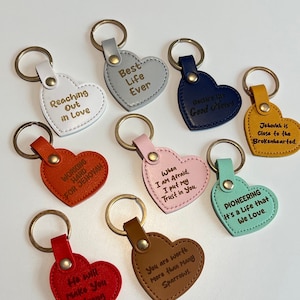 Heart JW Keychain | JW gift | JW keychains | Vegan Leather keychains | convention ldc pioneer school gifts | Gifts for sisters