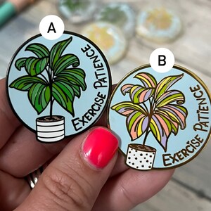 Exercise Patience Enamel Pin | JW Magnetic Pins | Gifts for Brothers ...