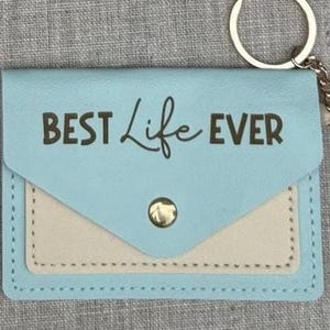 JW Card Holder Keychain gift | Eternal Happiness | JW Baptism gifts | Pioneer School | Pioneer Gift | jw Gifts | 2026 JW Convention Gifts Ice blue