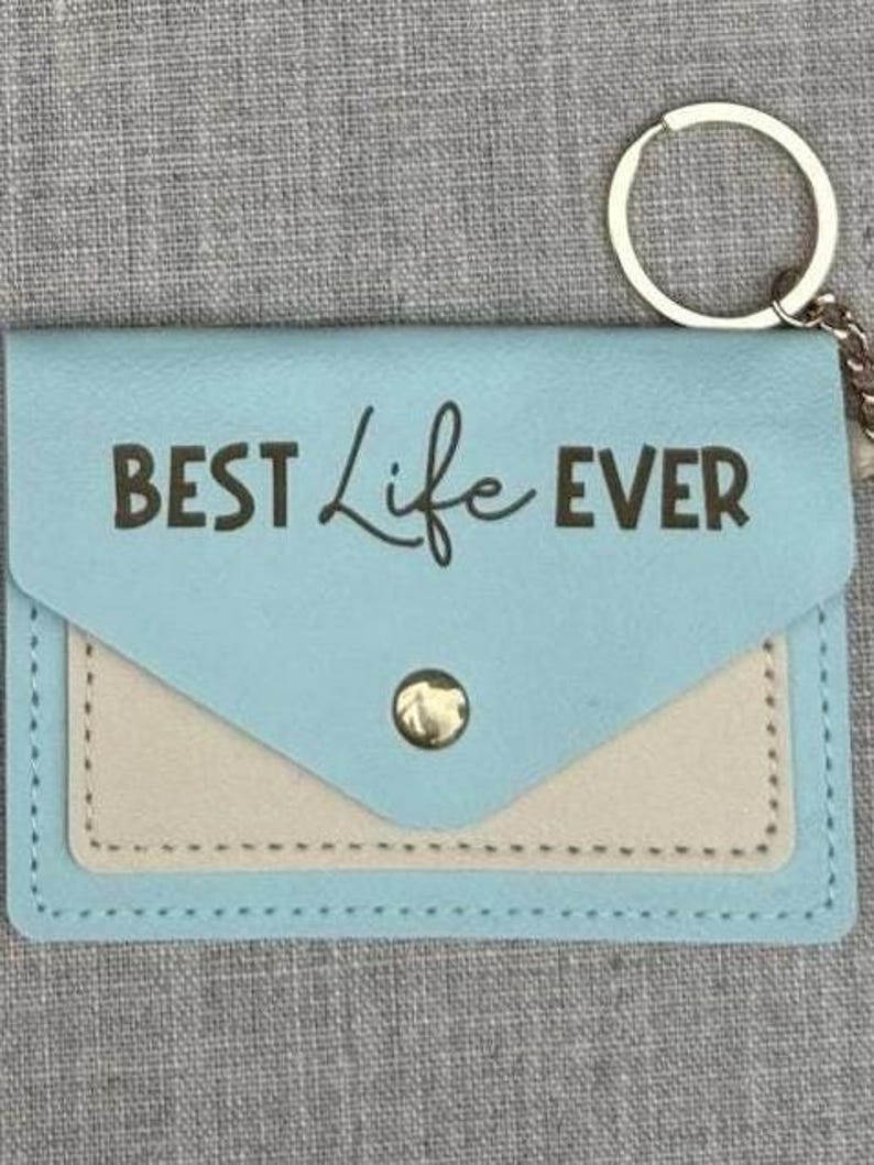 JW Card Holder Keychain gift | Eternal Happiness | JW Baptism gifts | Pioneer School | Pioneer Gift | jw Gifts | 2026 JW Convention Gifts Ice blue