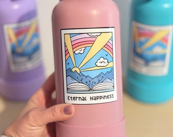 JW convention Tumbler Eternal Happiness water Bottle | 2026 convention gifts | JW Baptism tumbler | jw gift ideas | gifts for sisters