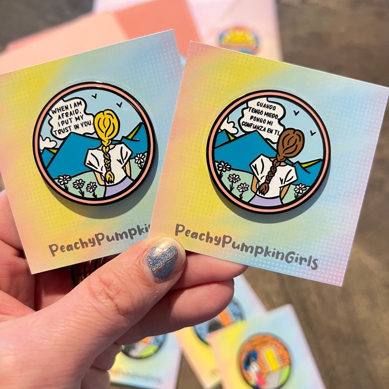 Encouraging Enamel Pin | Magnetic Backer, Pioneer Gift | JW English and ...