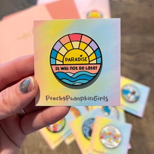 Jw Paradise Enamel Pin | JW pins for kids | gifts for sisters | JW gift ideas | Pioneer gifts | jw  magnetic enamel pins | Sunrise pins