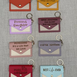 JW Card Holder Keychain gift | Eternal Happiness | JW Baptism gifts | Pioneer School | Pioneer Gift | jw Gifts | 2026 JW Convention Gifts image 1
