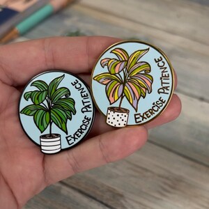 Exercise Patience Enamel Pin | JW Magnetic Pins | Gifts for Brothers ...