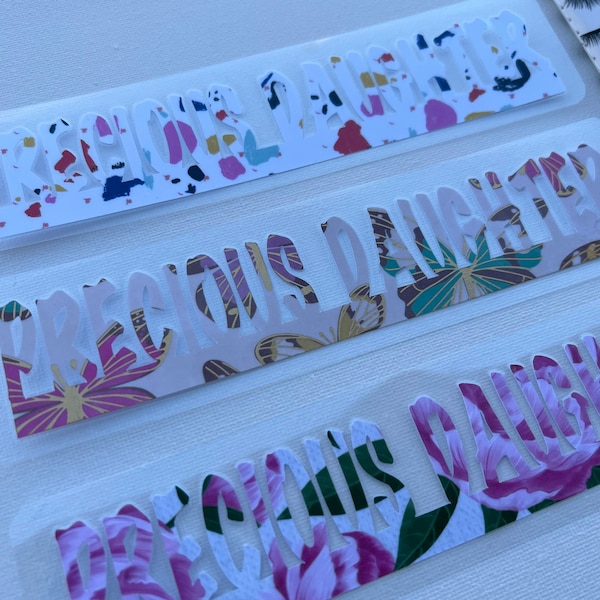 1 Bookmark “ Precious Daughter” | JW Bookmarks | JW Gifts | Bookmark | Pioneer Gift | Baptism Gift