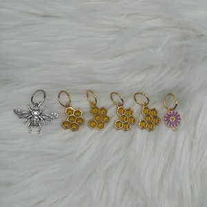 Honey Bee Stitch Markers 4