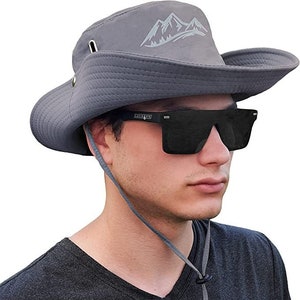 Long Visor Brim Shade Man Peaked Hats Sports Cap Mens Hat For Fish