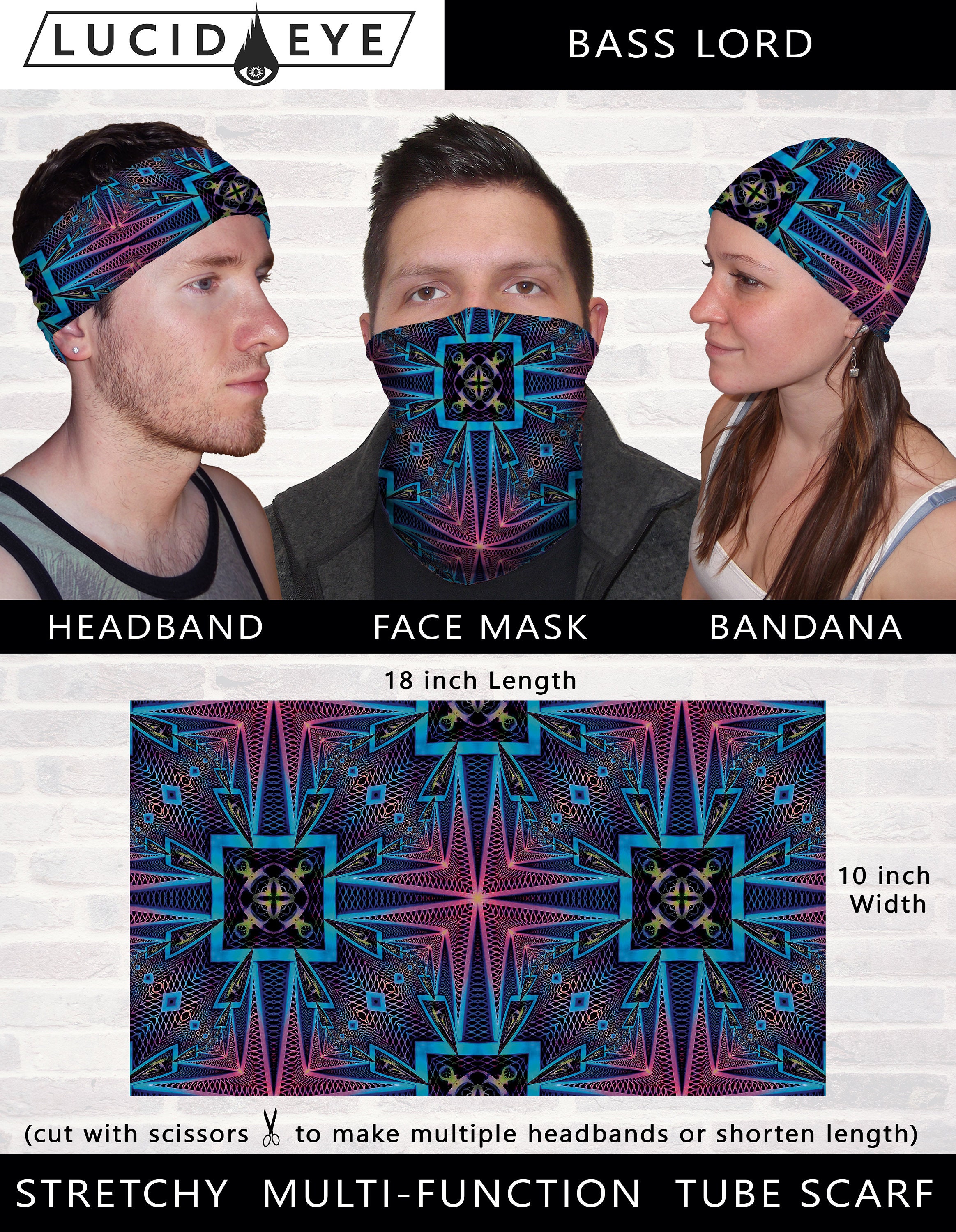 Boys Girls Bandanas Neck Gaiter Kids Face Mask with Reusable Filter Multi Function UV Protection Headband 