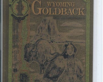 Lot of 5 Uncirculated Goldback Notes | .999 Fine Gold, Pick State/Year