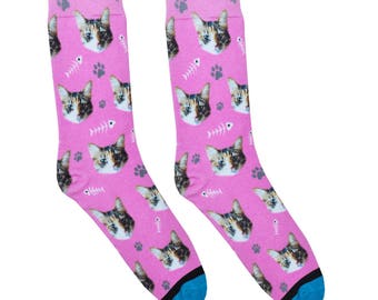Custom Face Socks Put Your Face on a Sock | Etsy