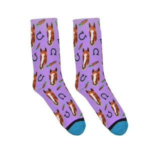 DivvyUp Socks - Custom Horse Socks - Put Your Horse on a Sock!