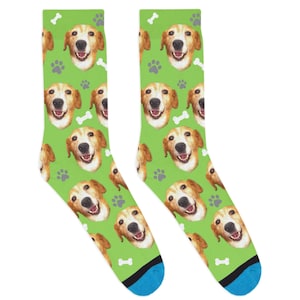 Divvyup Socks Custom Dog Socks Put Your Dog on a Sock - Etsy