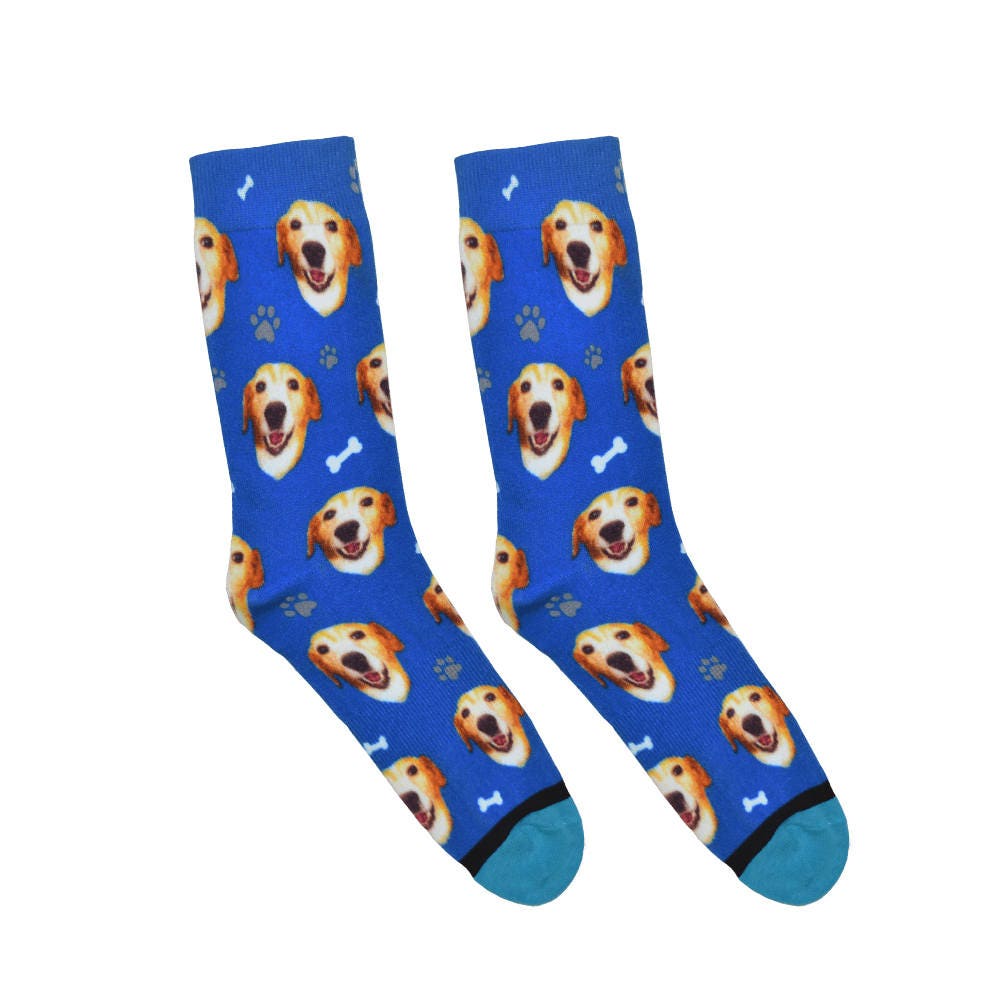 Custom Dog Socks Put Your Dog on a Sock | Etsy