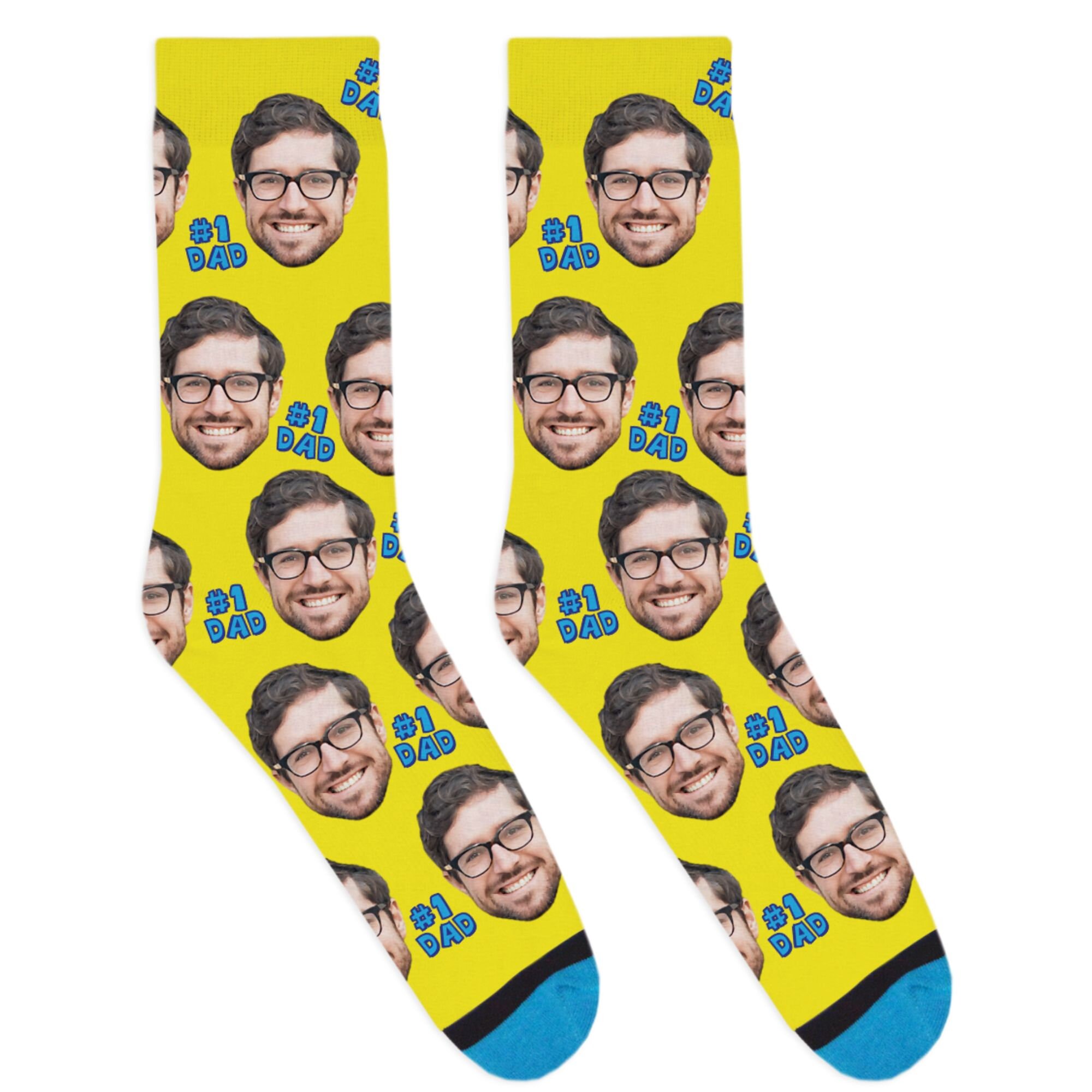 Divvyup Socks Custom Father's Day Socks 1 Dad Put Etsy