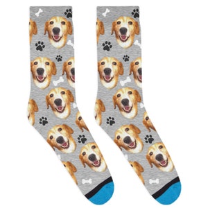 DivvyUp Socks Custom Dog Socks Put Your Dog on a Sock image 4