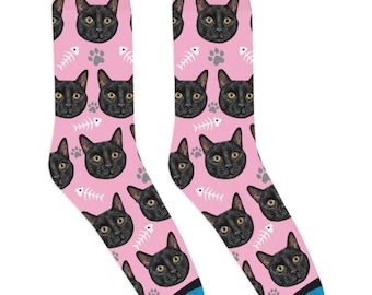 DivvyUp Socks - Custom Cat Socks - Put Your Cat on a Sock!