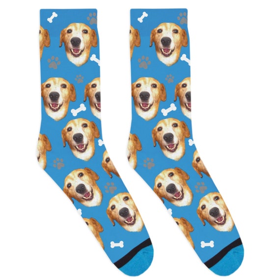 Divvyup Socks Custom Dog Socks Put Your Dog on a Sock Etsy UK