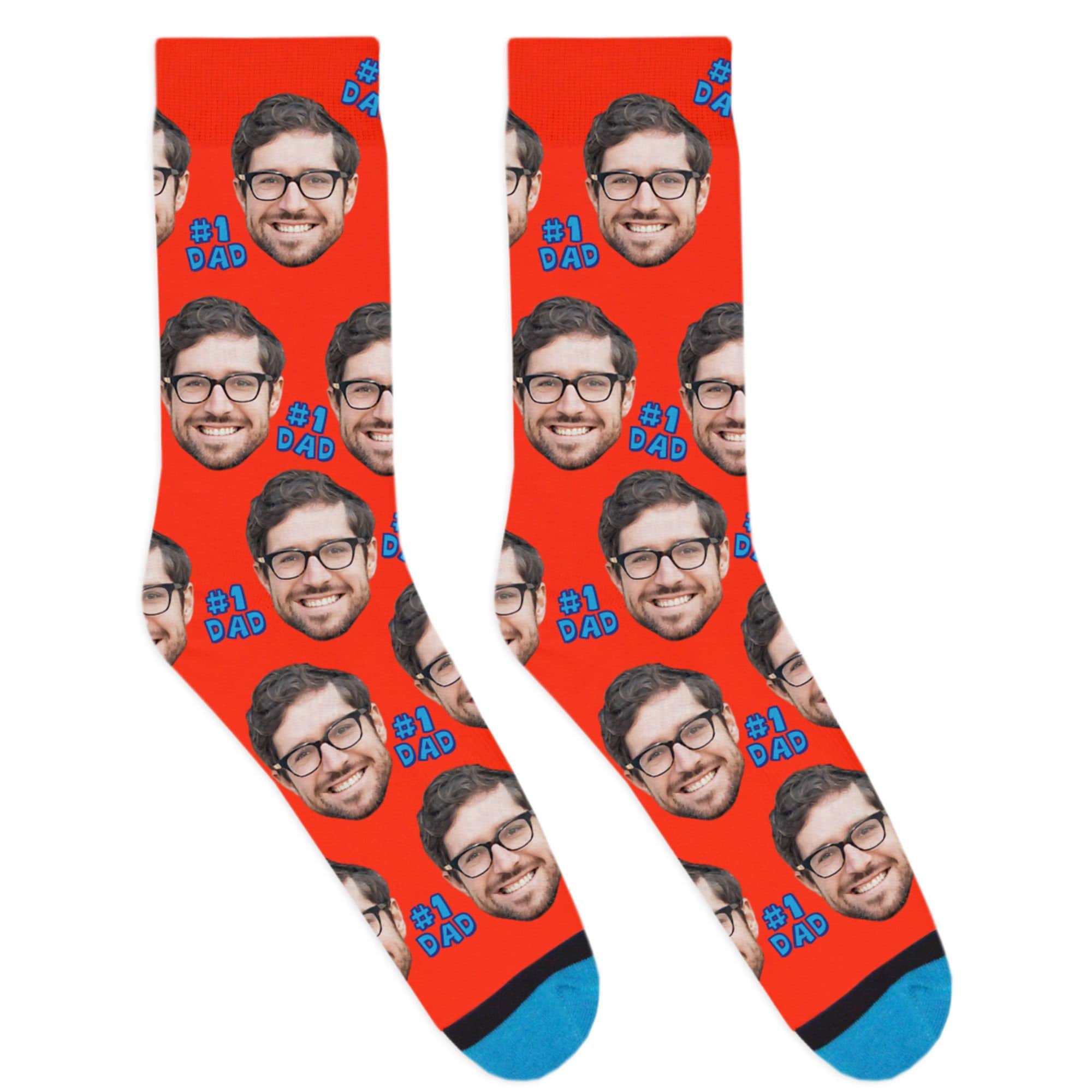 Divvyup Socks Custom Father's Day Socks: 1 Dad Put | Etsy