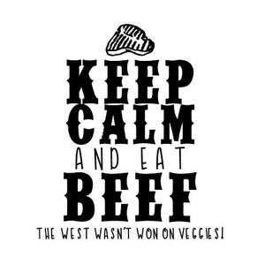 Keep Calm and Eat Beef svg