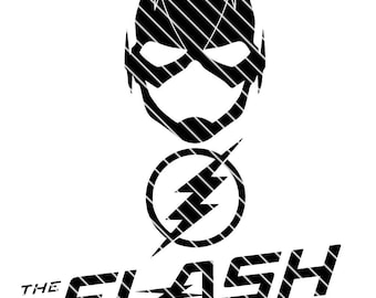 Flash superhero svg