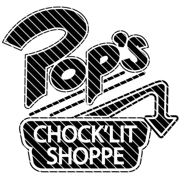 Riverdale Inspired Pop's Chock'lit Shoppe Logo - SVG file