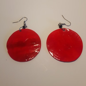 Cowhorn Earrings African Kenyan Jewelry