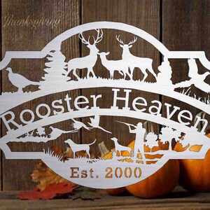 Ranch Sign,farm Sign,address Sign,deer,pheasant,hunting,turkeys,dogs ...