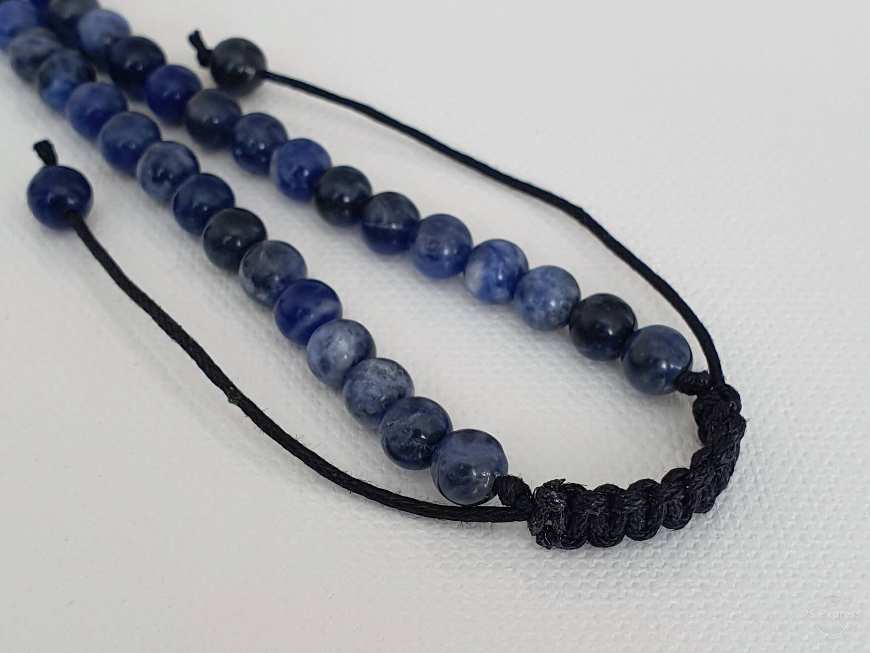 Sodalite Necklace Mens Necklace Beaded Necklace Sodalite Bead Necklace ...