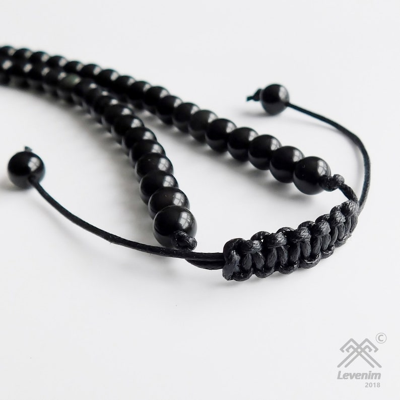 thumbnail image 2 of DUOVEKT Natural Black Obsidian Necklace For Women Men Six 2 of 14