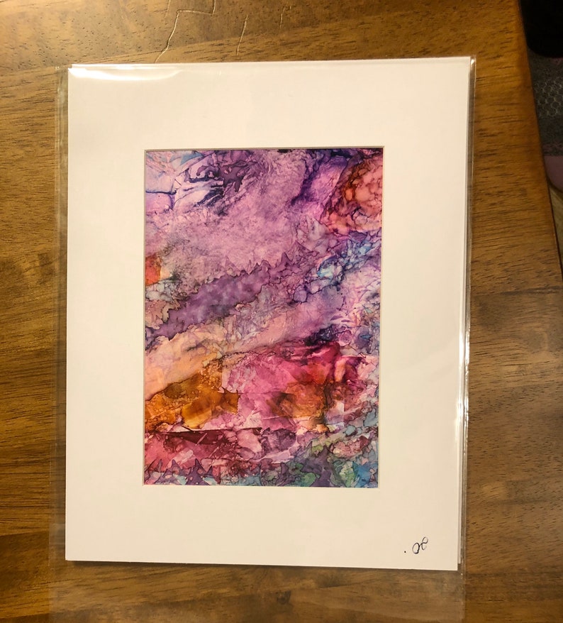 Original Matted Ink Art Etsy