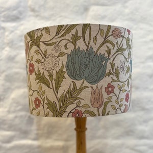 Blue Floral Tulip Lampshade, Lighting, Lamp Shade