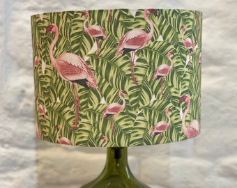 Lampshade Retro Botanical Leaves Gold Palm Garden Green Tempo Lightshade