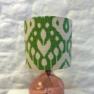 Green Ikat Design Lampshade, Lighting, Lamp shades