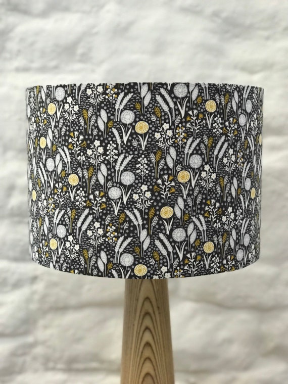 grey and mustard lamp