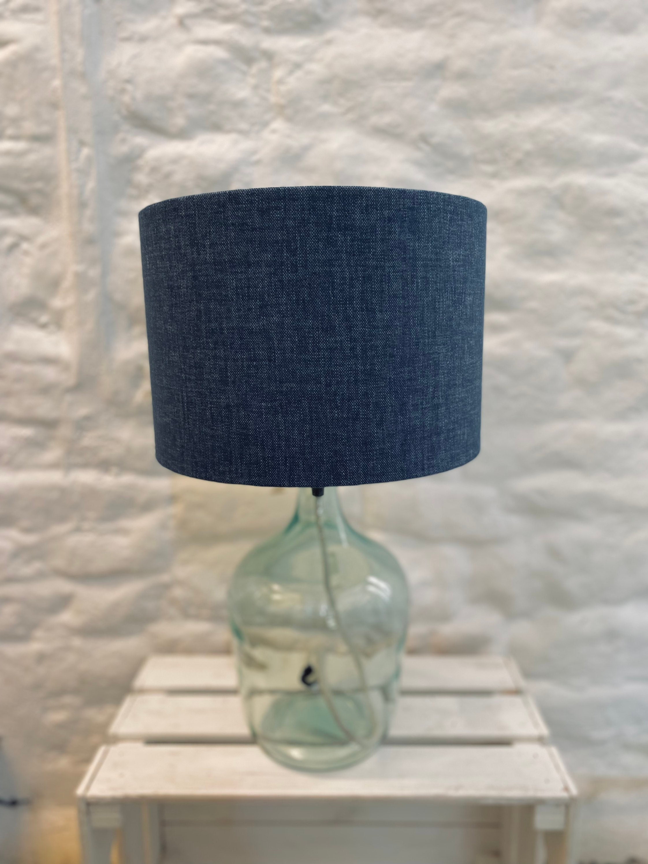 Indigo blue lamps deals